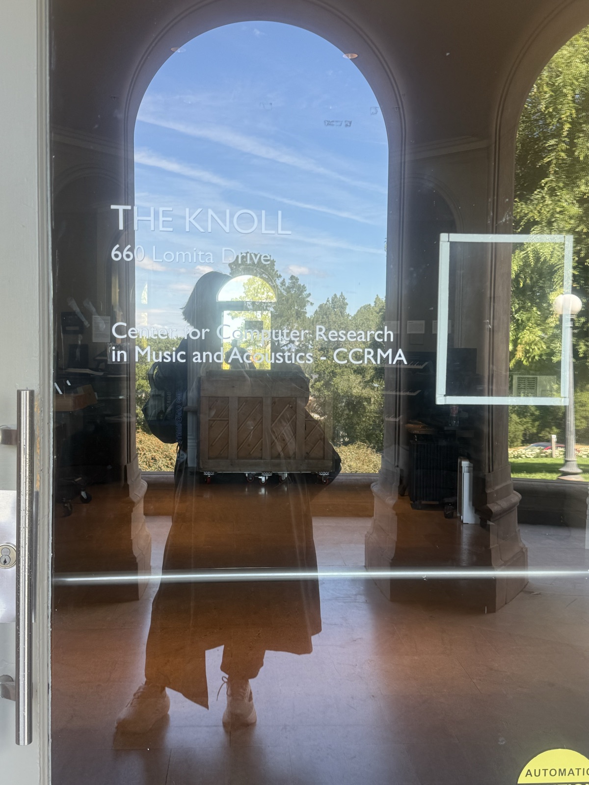 entrance to The Knoll, CCRMA at Stanford
